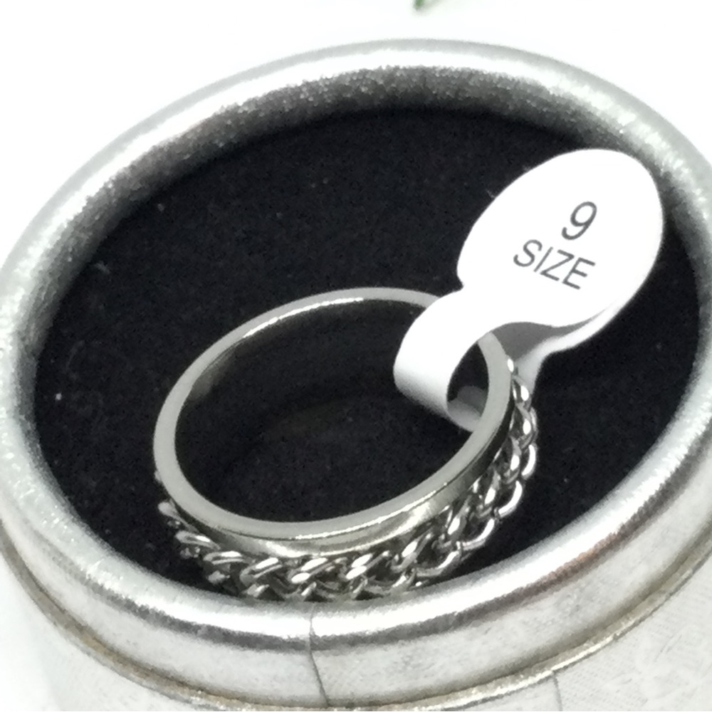 STAINLESS STEEL MENS RING - Picture 5 of 6